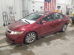 Salvage cars for sale at Mcfarland, WI auction: 2011 Honda Civic EXL