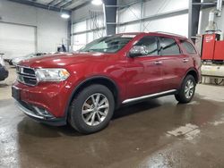 Salvage cars for sale at Ham Lake, MN auction: 2015 Dodge Durango Limited