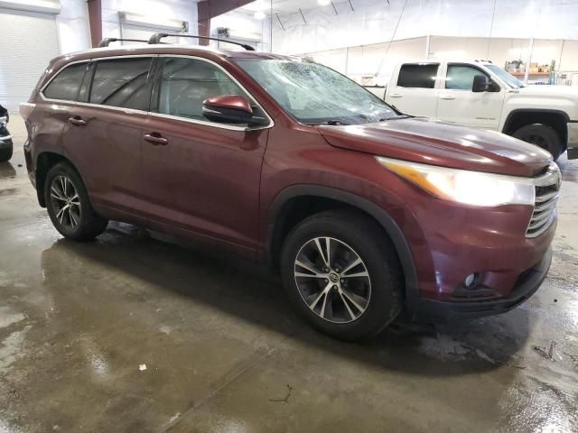 2016 Toyota Highlander XLE