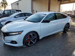 Salvage cars for sale at Riverview, FL auction: 2022 Honda Accord Sport