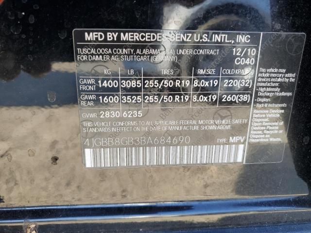 2011 Mercedes-Benz ML 350 4matic