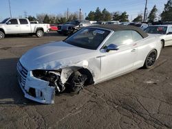 Salvage cars for sale at Denver, CO auction: 2019 Audi S5 Premium Plus