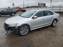 Salvage cars for sale at Chicago Heights, IL auction: 2017 Volkswagen Passat SE