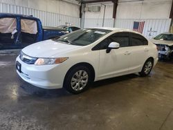 Vehiculos salvage en venta de Copart Franklin, WI: 2012 Honda Civic LX