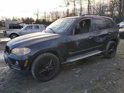 Salvage cars for sale at Waldorf, MD auction: 2008 BMW X5 4.8I