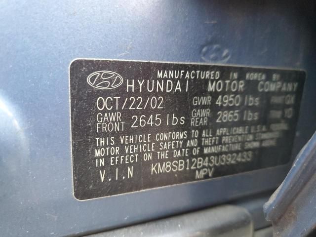 2003 Hyundai Santa FE GL