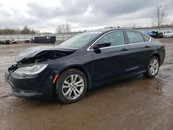 Salvage cars for sale at Columbia Station, OH auction: 2016 Chrysler 200 LX