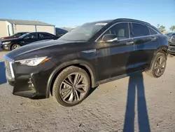 Salvage cars for sale at Tulsa, OK auction: 2024 Infiniti QX55 Luxe