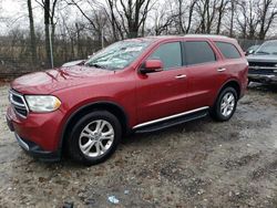 Salvage cars for sale at Cicero, IN auction: 2013 Dodge Durango Crew