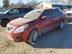 Salvage cars for sale at Wichita, KS auction: 2017 Nissan Versa S