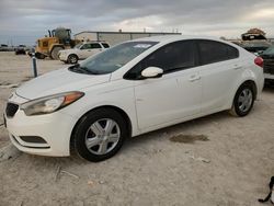 Salvage cars for sale from Copart Haslet, TX: 2016 KIA Forte LX