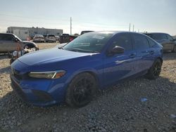 Salvage cars for sale at Temple, TX auction: 2024 Honda Civic Sport