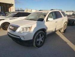 Salvage cars for sale at Kansas City, KS auction: 2012 GMC Acadia SLT-2