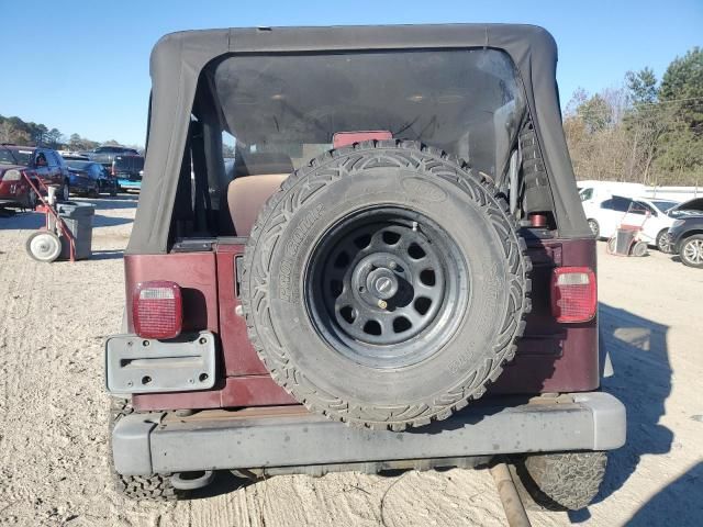 2003 Jeep Wrangler / TJ Sahara