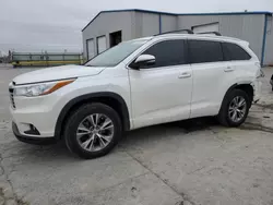 2015 Toyota Highlander XLE en venta en Tulsa, OK