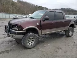 Salvage cars for sale from Copart Chicago: 2002 Ford F150 Supercrew