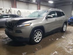 Salvage cars for sale at Elgin, IL auction: 2018 Jeep Cherokee Latitude