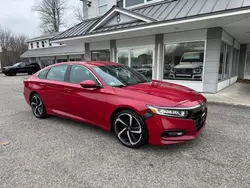 Honda salvage cars for sale: 2018 Honda Accord Sport