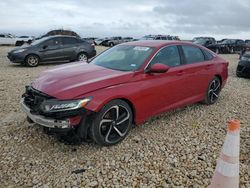 Salvage cars for sale from Copart Taylor, TX: 2019 Honda Accord Sport