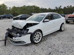 Salvage cars for sale from Copart Houston, TX: 2015 Volkswagen Jetta TDI