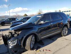 Salvage cars for sale at Littleton, CO auction: 2016 Ford Explorer Limited