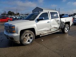 Salvage trucks for sale at Nampa, ID auction: 2015 Chevrolet Silverado K1500 LTZ