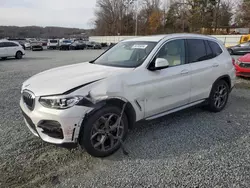 Salvage cars for sale at Concord, NC auction: 2021 BMW X3 SDRIVE30I