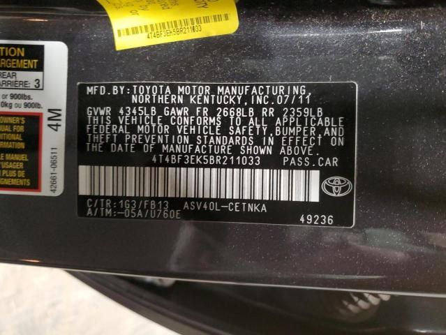 2011 Toyota Camry Base