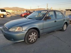 Salvage cars for sale at auction: 2000 Honda Civic LX