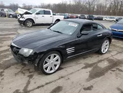 Salvage cars for sale at Ellwood City, PA auction: 2004 Chrysler Crossfire Limited