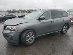 Nissan salvage cars for sale: 2017 Nissan Pathfinder S