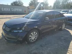 Salvage cars for sale from Copart Midway, FL: 2013 Volkswagen Passat S