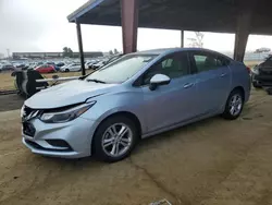 Salvage cars for sale at American Canyon, CA auction: 2017 Chevrolet Cruze LT