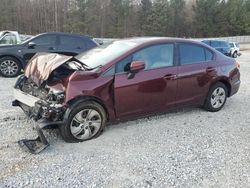 Salvage cars for sale from Copart Gainesville, GA: 2015 Honda Civic LX