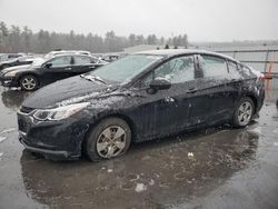 Salvage cars for sale from Copart Windham, ME: 2017 Chevrolet Cruze LS