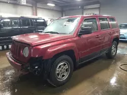 Salvage cars for sale at Elgin, IL auction: 2016 Jeep Patriot Sport