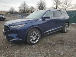 Acura salvage cars for sale: 2022 Acura MDX Advance