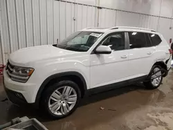 Salvage cars for sale at Franklin, WI auction: 2019 Volkswagen Atlas SE