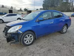 Nissan salvage cars for sale: 2012 Nissan Versa S