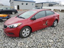 Salvage cars for sale at Barberton, OH auction: 2016 KIA Forte LX