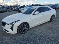 Flood-damaged cars for sale at auction: 2022 Cadillac CT4 Premium Luxury