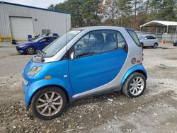 Salvage cars for sale from Copart Austell, GA: 2006 Smart Fortwo