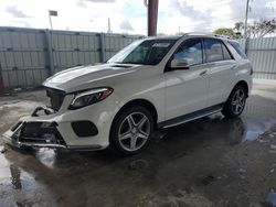 Salvage cars for sale at Homestead, FL auction: 2016 Mercedes-Benz GLE 400 4matic