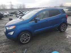 Ford Ecosport salvage cars for sale: 2019 Ford Ecosport Titanium