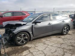 Salvage cars for sale at Dyer, IN auction: 2022 Nissan Sentra SV