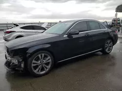 Salvage cars for sale at Fresno, CA auction: 2017 Mercedes-Benz C300