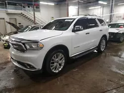 Dodge salvage cars for sale: 2015 Dodge Durango Citadel