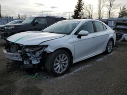 Salvage cars for sale from Copart Bowmanville, ON: 2020 Toyota Camry SE