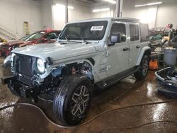 Jeep Wrangler Sahara salvage cars for sale: 2024 Jeep Wrangler Sahara