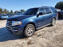 Ford Expedition salvage cars for sale: 2015 Ford Expedition Limited